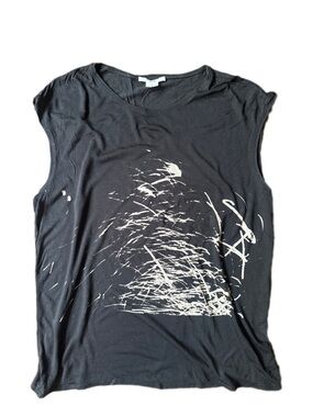Helmut Lang Women’s Black Tank Tee - Small